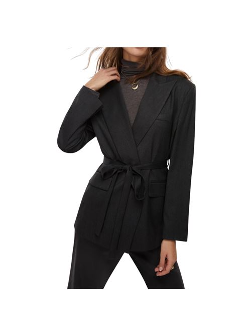 BLAZER CON CINTURA ANTRACITE MARELLA EMME | VAL005